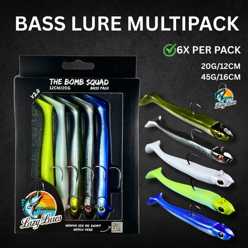 Sea bass lures multipack - box, |