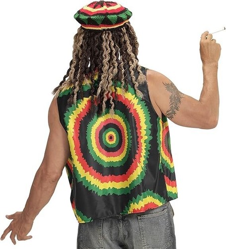 Mens unisex reggae rasta bob - rasta,