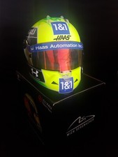 Mick schumacher helmet Hand Signed Haas F1 2021