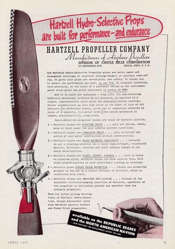 1947 hartzell propeller - hartzell, co