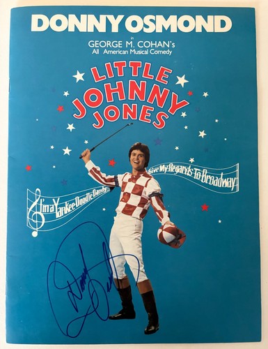Donny osmond autographed - osmond,