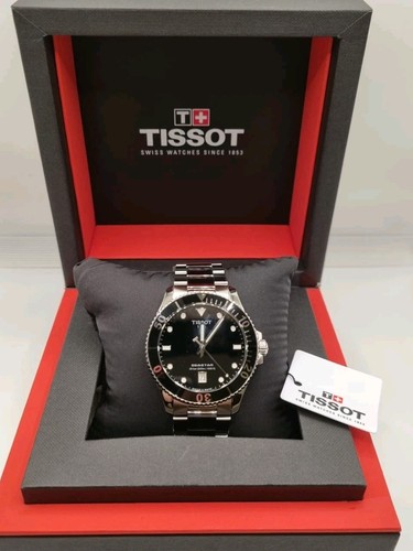 Tissot seastar black unisex - tissot,
