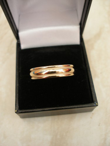 Gents carat yellow - gold, 6mm