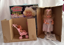 Galoob Bouncin' Babies Big Sister N Baby Doll  Vintage Unused boxed