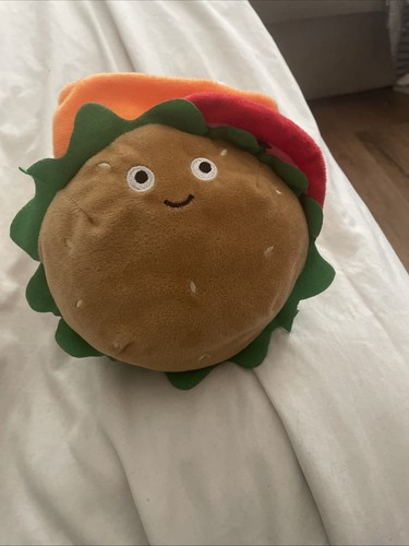 Burger plush toy - burger,