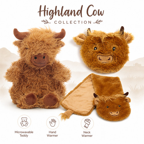 Highland cow lavender heat - highland,