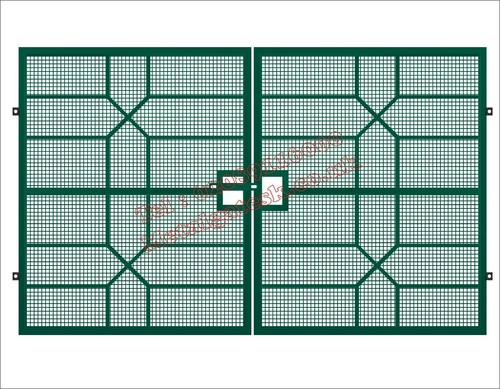 Mesh gates palisade - /,