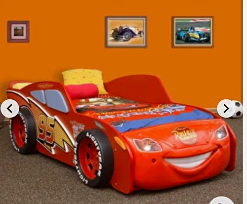 Mcqueen cars bed frame - mcqueen,