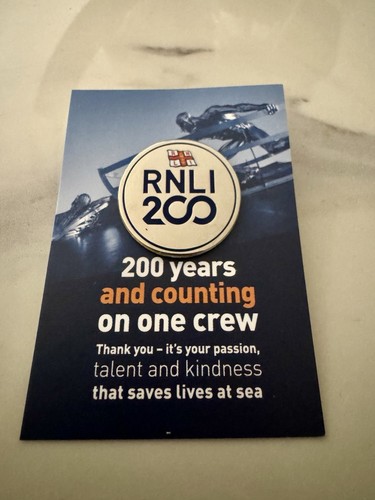 Rnli 200 years pin badge - 200,