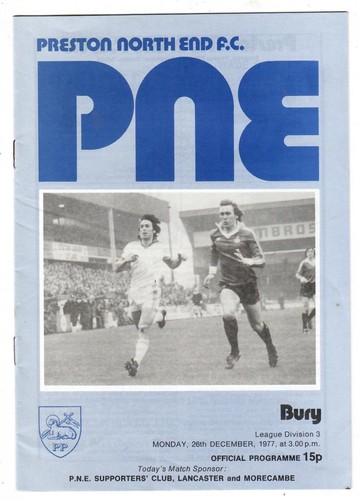 Preston north end - end, 1977-78
