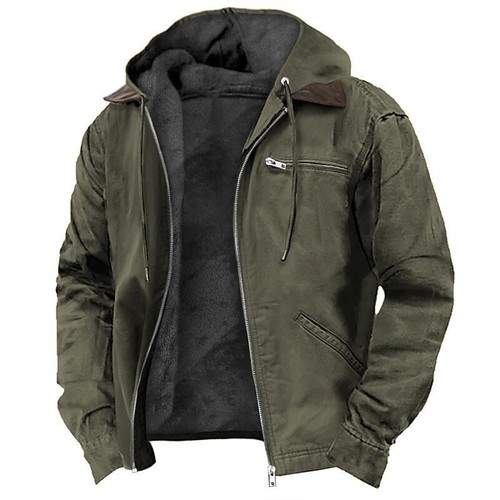 Zipper cotton jacket - zipper,