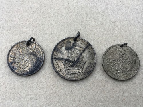 George 1935 sixpence 1936 - george,