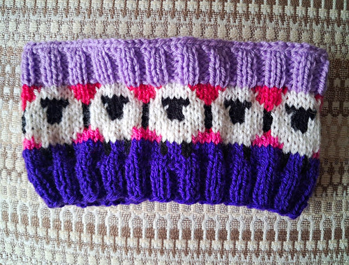 Hand knitted headband - hand,