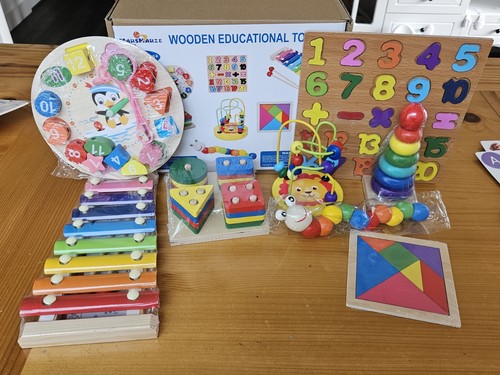 Wooden educational montessori - wooden,