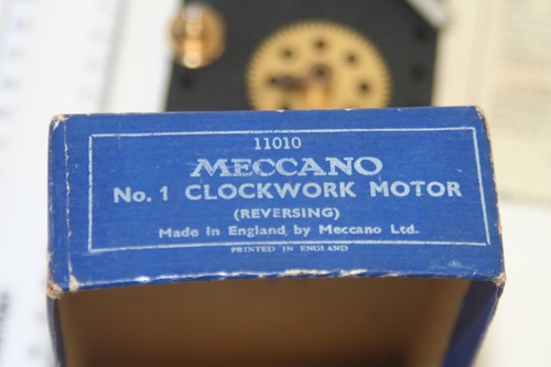 Meccano clockwork motor - meccano,