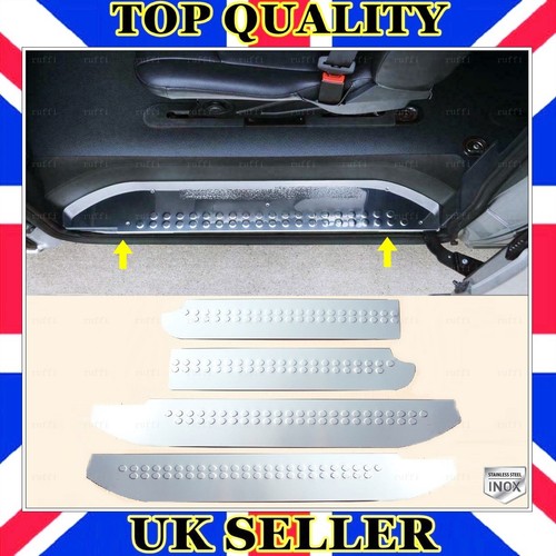 Chrome door sill protector - sill, 4dr