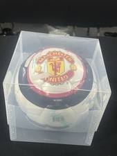 Signed Manchester United Ball Including Christano Ronaldo And Wayne Rooney