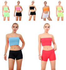 New Ladies Plain Colours Boob