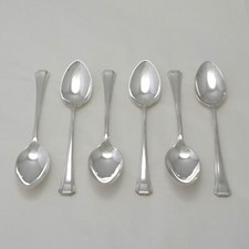 SYMPHONY Design James Ryals Silver Service Cutlery Six Dessert Spoons 18.5 cm