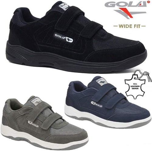 Mens gola casual leather - gola, wide