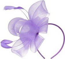 Women Feather Looped Headband