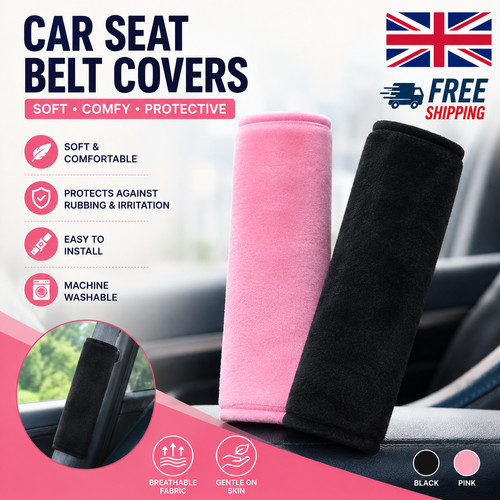 Car seat belt shoulder pads - seat,