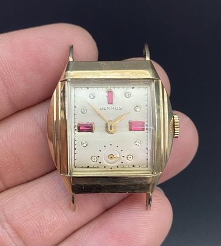 Benrus vintage 27mm 10k - 10k, rolled