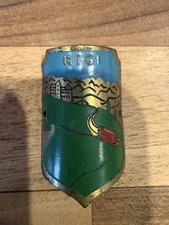 vintage enamel bicycle head