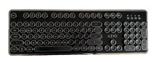 Azio Retro Typewriter Style Mechanical Keyboard Vintage Design US/QWERTY Layout
