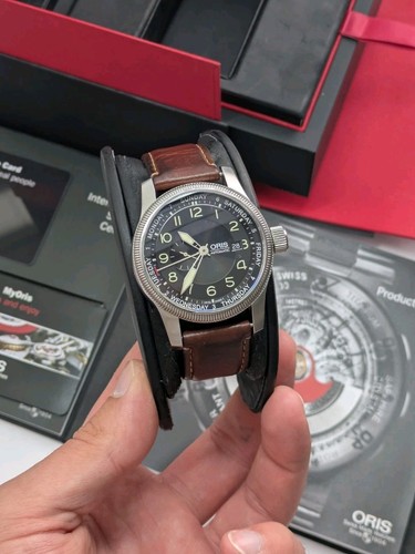 Oris big crown small seconds - big,