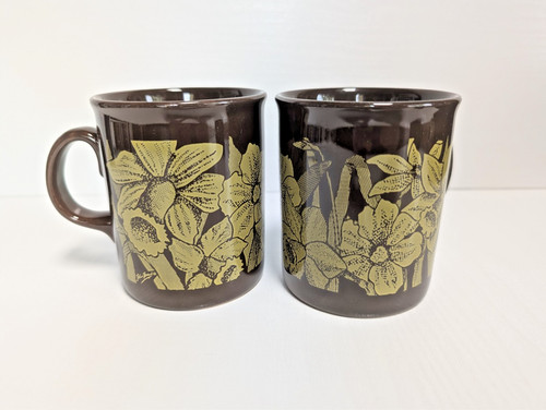 Vintage english mugs pair - english, |