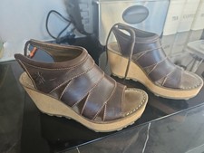 Fly London Shoes High Sandles Size 4 Wedge.