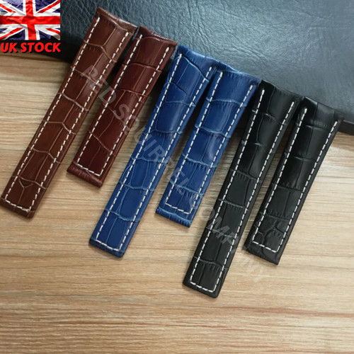 Leather watch strap band - watch,