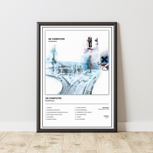 Radiohead album cover poster - radiohead, /
