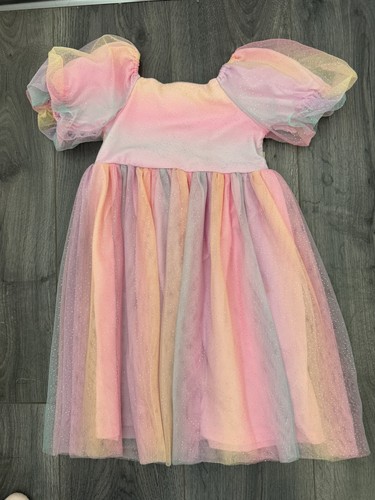 Girls dress rainbow tulle - girls,