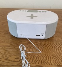 Radio Alarm Clock I-box Dawn 79224PI Bluetooth Clock White & Grey