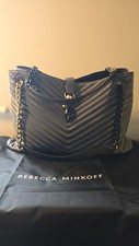 Rebecca Minkoff Edie Tote Bag in Elephant mixed hardware. Used once RRP $448