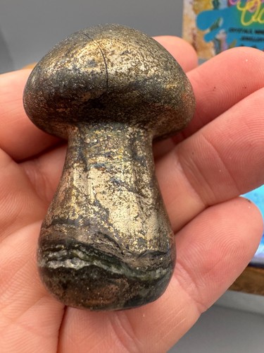 Crystal mushroom pyrite - crystal,