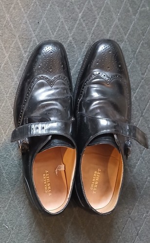 Charles tyrwhitt black leather - charles,