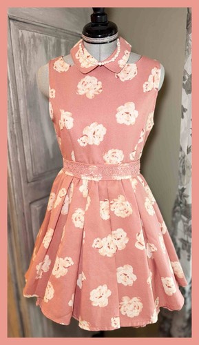 Liz lisa collared floral pink - liz,
