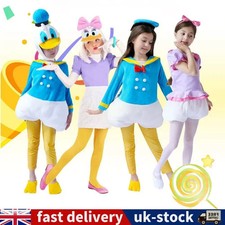 Disney Anime Donald Duck Cosplay Costumes Kids Daisy Christmas Costume Boys*Girl