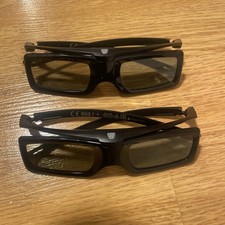 2 x Sony Active 3D Glasses  TDG-BT400A for 3D BRAVIA TV