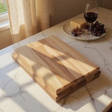 LARGE OAK CHOPPING BOARD THICK