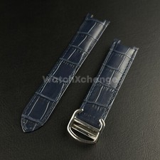 20mm blue genuine leather - 20mm,