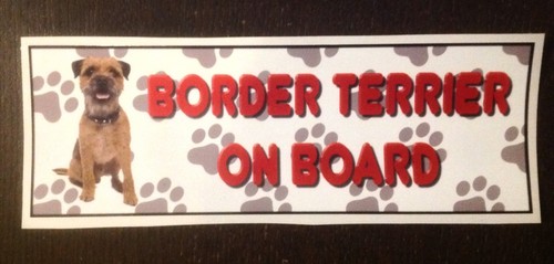 Printed border terrier on - border,