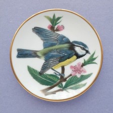 Franklin Porcelain 1981 Mini Plate - Songbirds of the World - Blue Tit