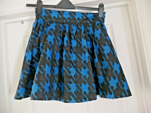 Striking blue black - blue, skirt