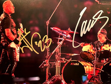 METALLICA Band Signed x2
