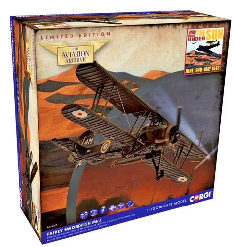 Corgi aa36312 fairey swordfish - aa36312,