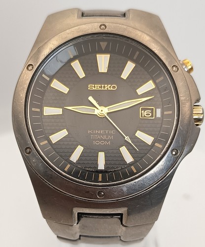 Seiko kinetic titanium 100m - kinetic,